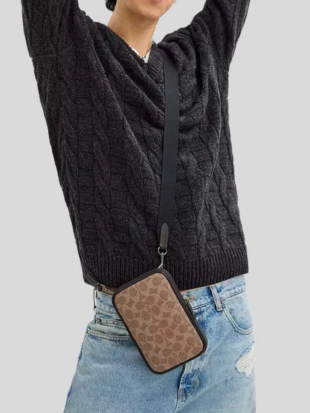 Coach CW364 Aden Crossbody Bag In Signature Canvas